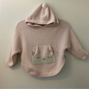 Cat & Jack Light Pink Pullover Animal Poncho: Size 4t/5t